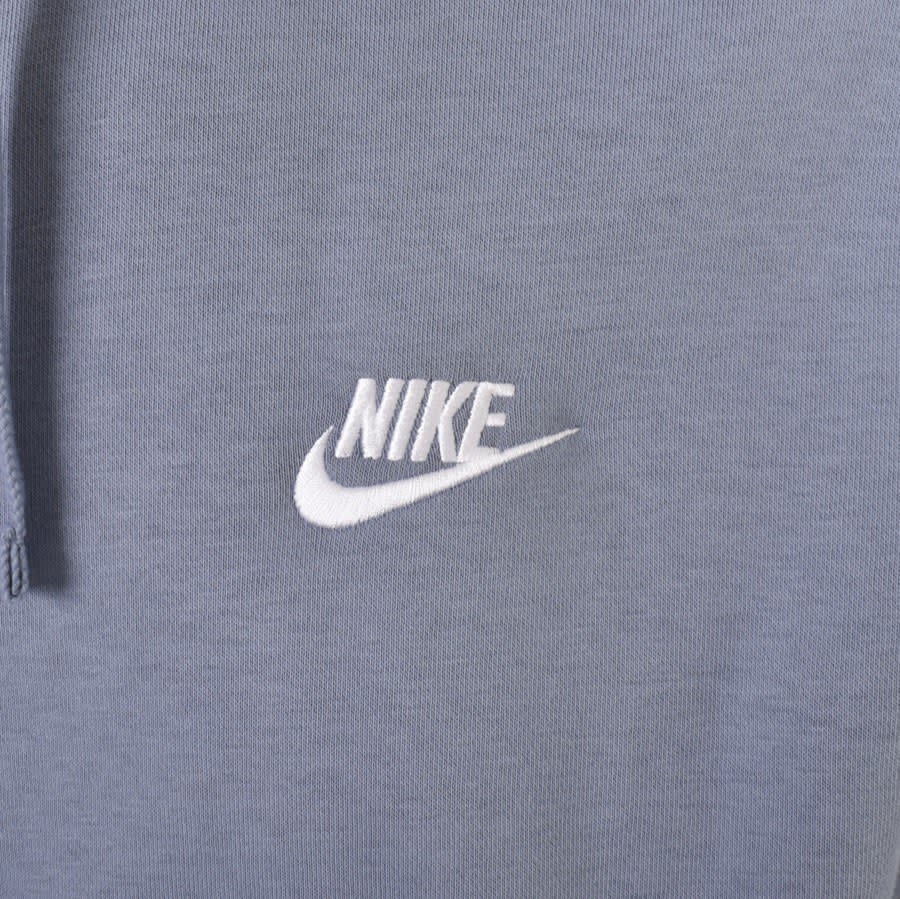 Nike Club Logo Full Zip Hoodie Blue | Mainline Menswear