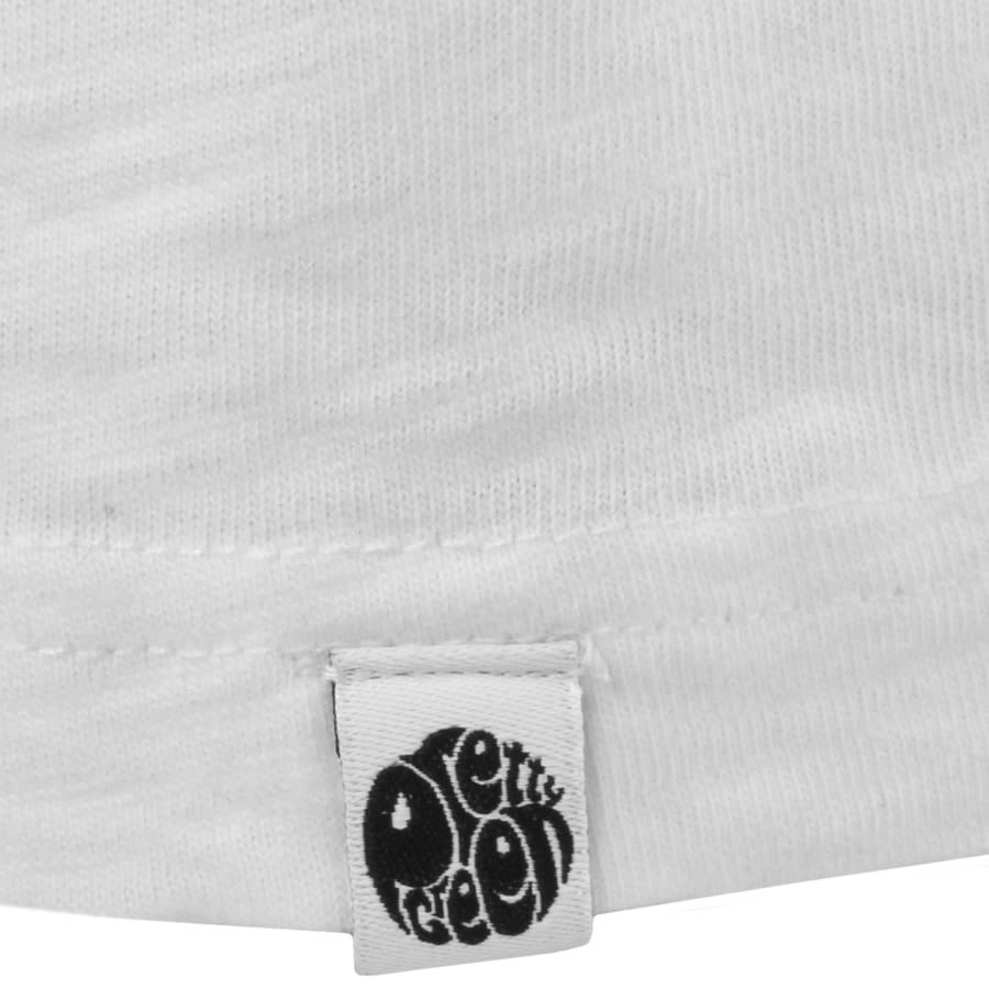 Alternative Image for ProductPretty Green Live Forever Logo T Shirt White3