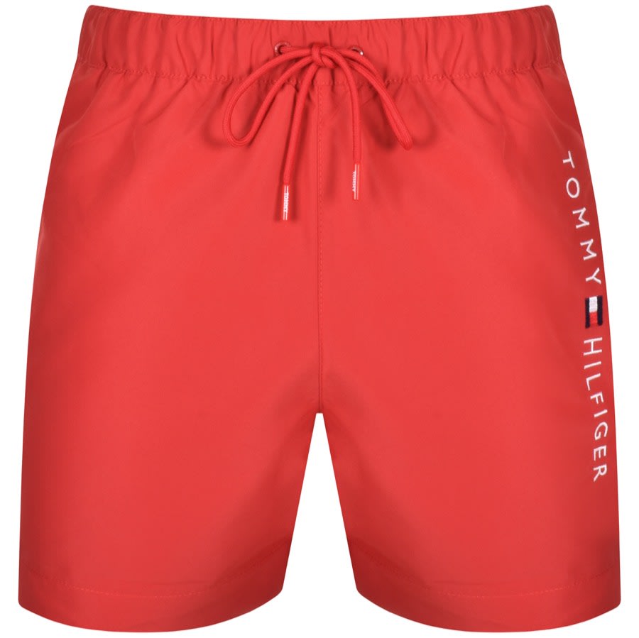 Ord tøjlerne gæld Tommy Hilfiger Drawstring Swim Shorts Red | Mainline Menswear United States