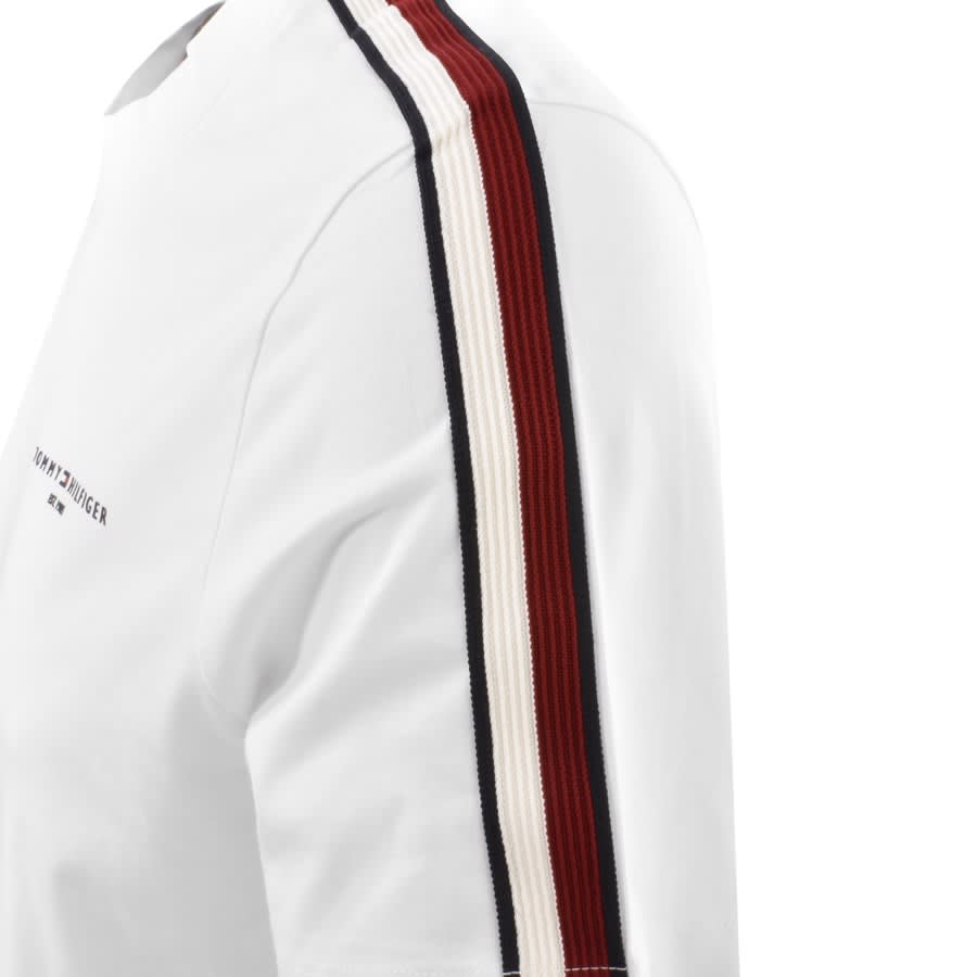 Tommy Hilfiger Global Stripe T Shirt White