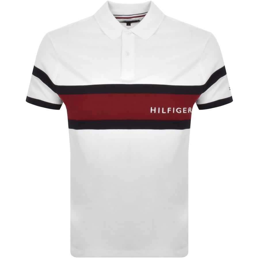 Tommy Hilfiger Colourblock T Shirt White | Mainline Menswear United States