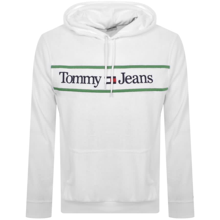 Tommy jeans hoodie white shop