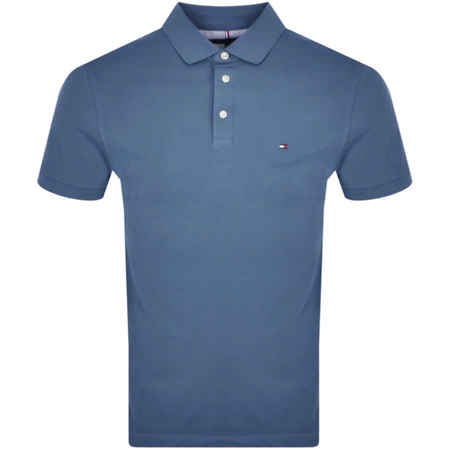Seguro Mamut Prestado Tommy Hilfiger Slim Fit Polo T Shirt Blue | Mainline Menswear United States