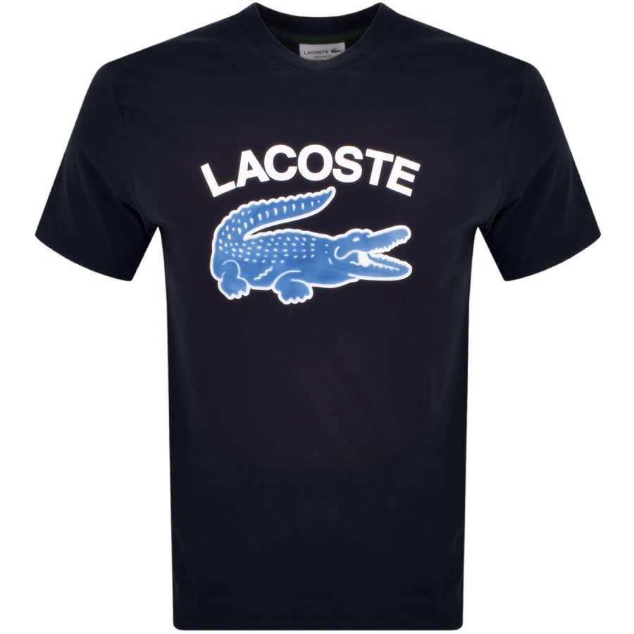 Crew neck lacoste big logo Clearance