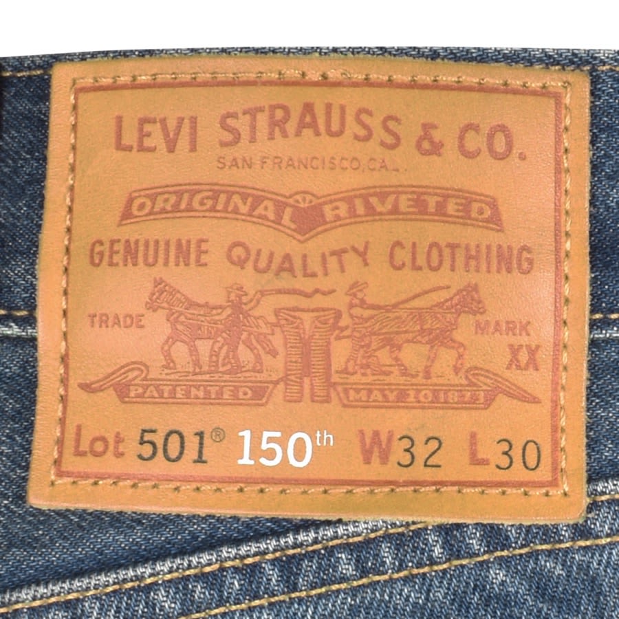 Levis 501 Original Fit Jeans Mid Wash Blue | Mainline Menswear