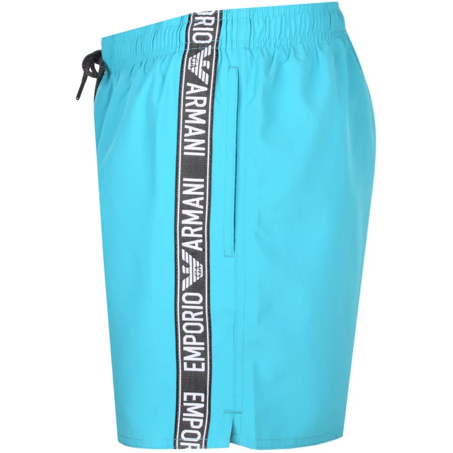 Alternative Image for ProductEmporio Armani Logo Swim Shorts Blue3
