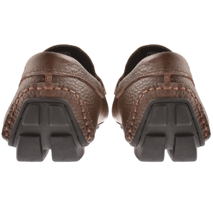 Alternative Image for ProductEmporio Armani Driver Shoes Brown2