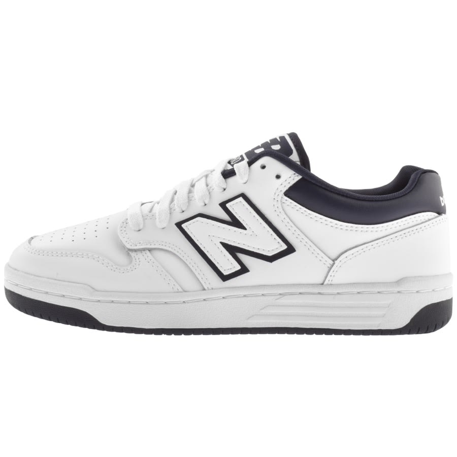 New Balance 480 Trainers White | Mainline Menswear