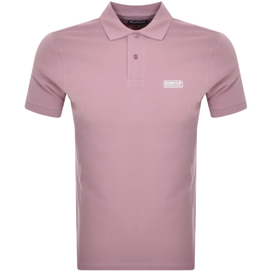 Barbour International Polo T Shirt Purple | Mainline Menswear
