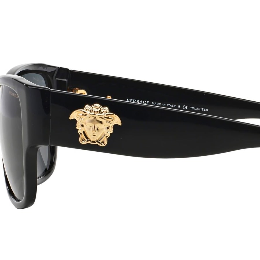 Versace 0ve427 Medusa Sunglasses Black Mainline Menswear 