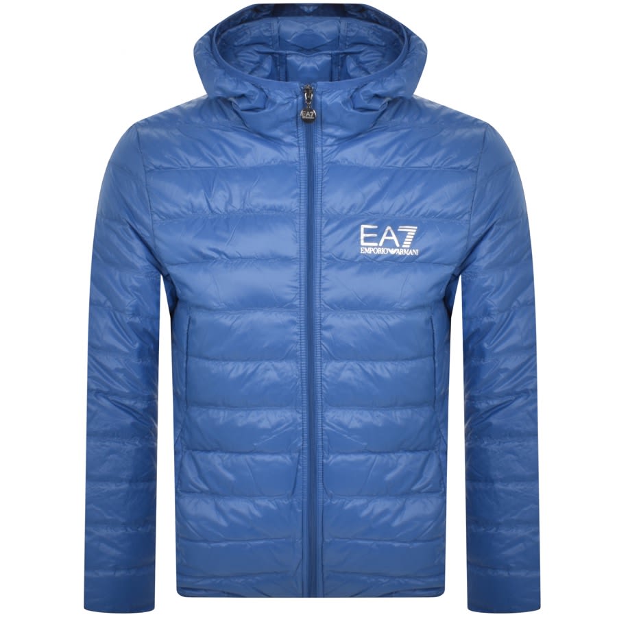 EA7 Emporio Armani Quilted Jacket Blue | Mainline Menswear