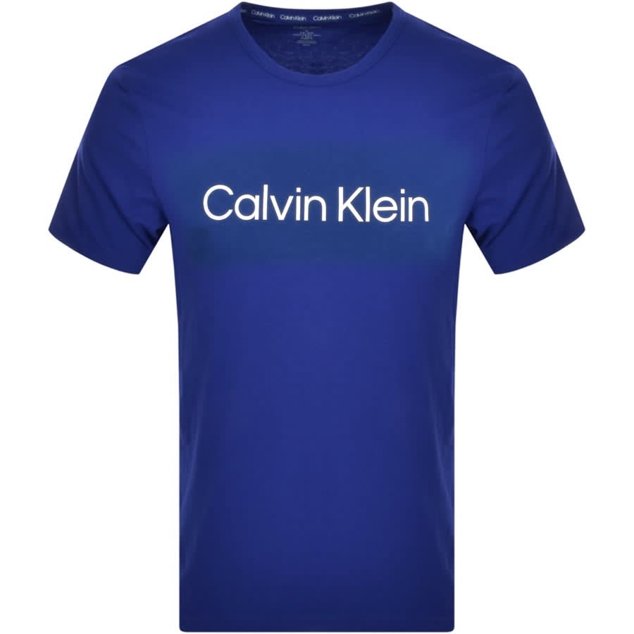 kontrol pension Tag ud Calvin Klein Lounge Logo T Shirt Blue | Mainline Menswear Australia
