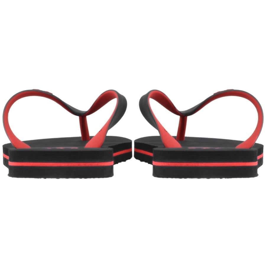 Ralph lauren sales black flip flops