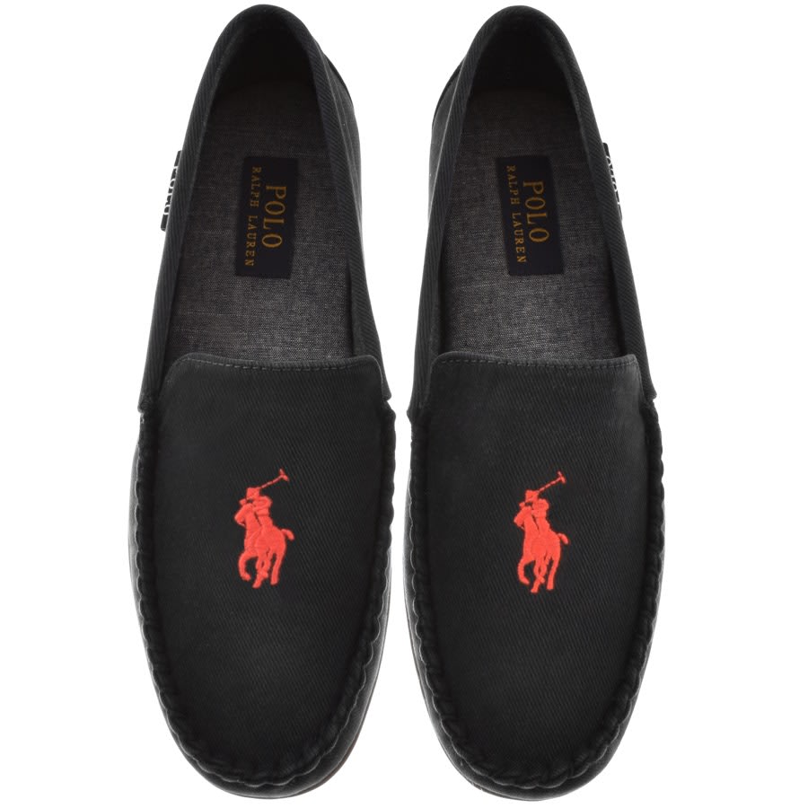 Ralph Lauren Collins Slippers Black | Mainline Menswear