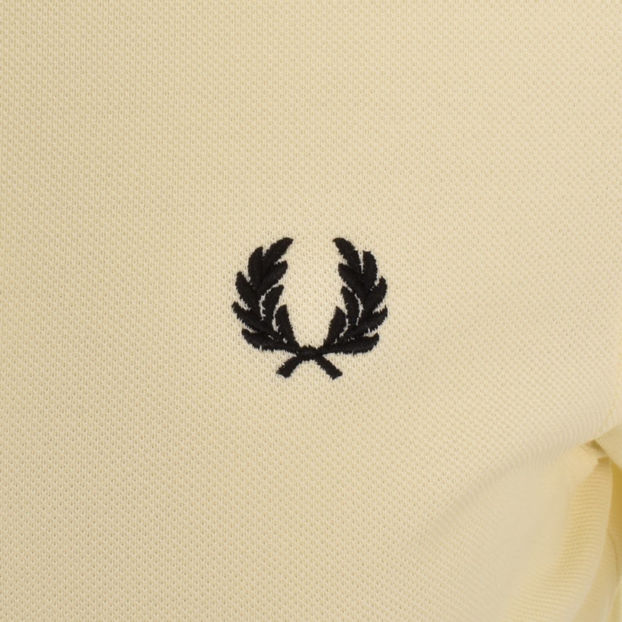 Fred Perry Twin Tipped Polo T Shirt Yellow | Mainline Menswear United ...