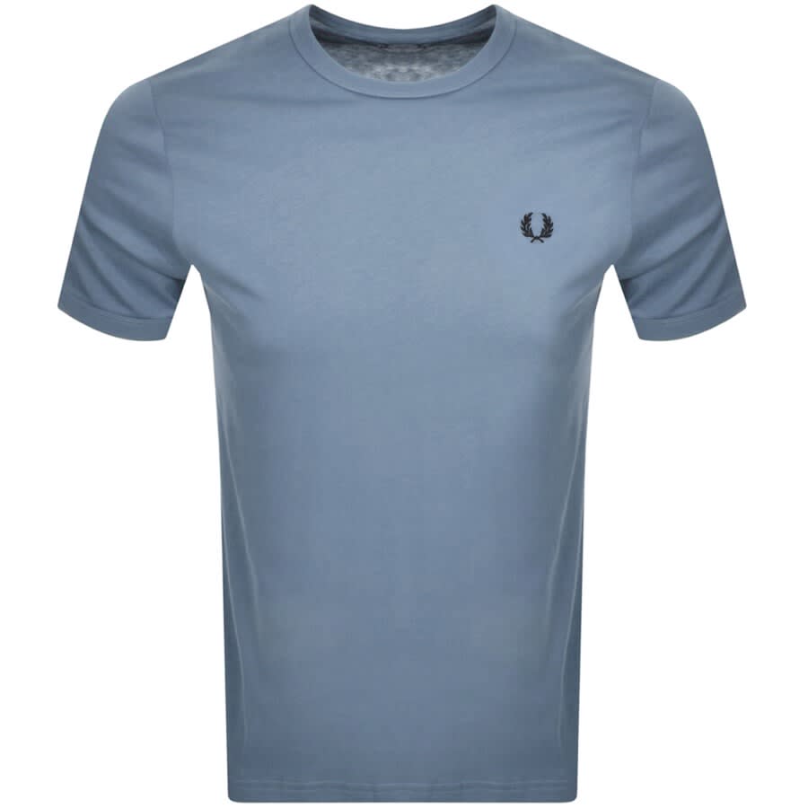 Pasture disharmoni Kilimanjaro Fred Perry Ringer T Shirt Blue | Mainline Menswear United States