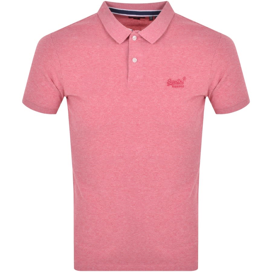 currency Scarp Manners Superdry Classic Pique Polo T Shirt Pink | Mainline Menswear United States