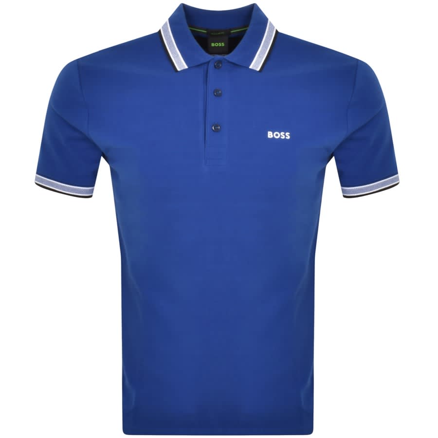 forseelser Fuld Hvornår BOSS Paddy Polo T Shirt Blue | Mainline Menswear United States