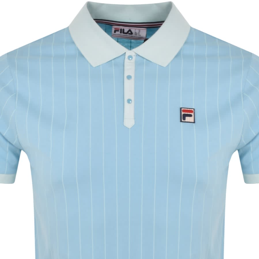 sejle Gentagen Scan Fila Vintage Classic Stripe Polo T Shirt Blue | Mainline Menswear United  States