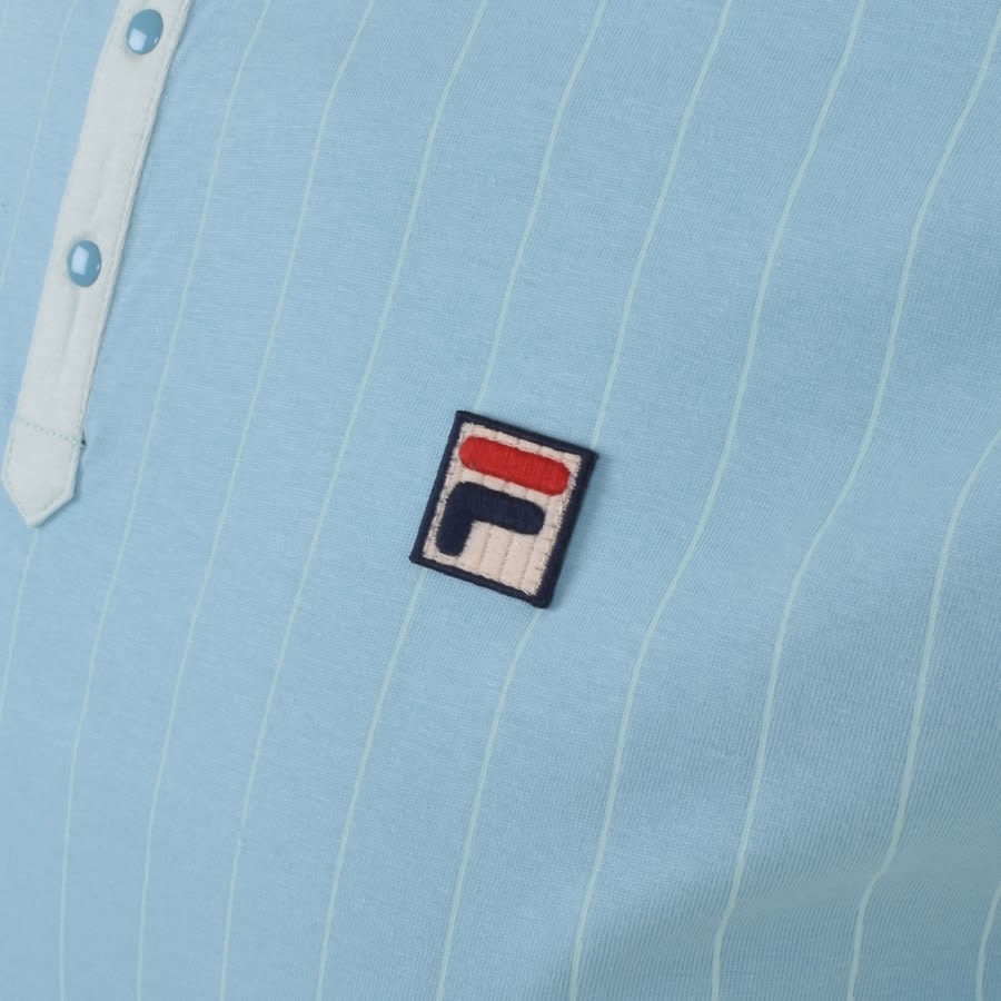 Alternative Image for ProductFila Vintage Classic Stripe Polo T Shirt Blue3