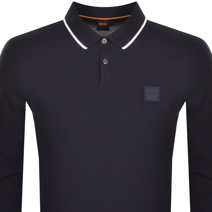 Hugo boss orange polo navy top