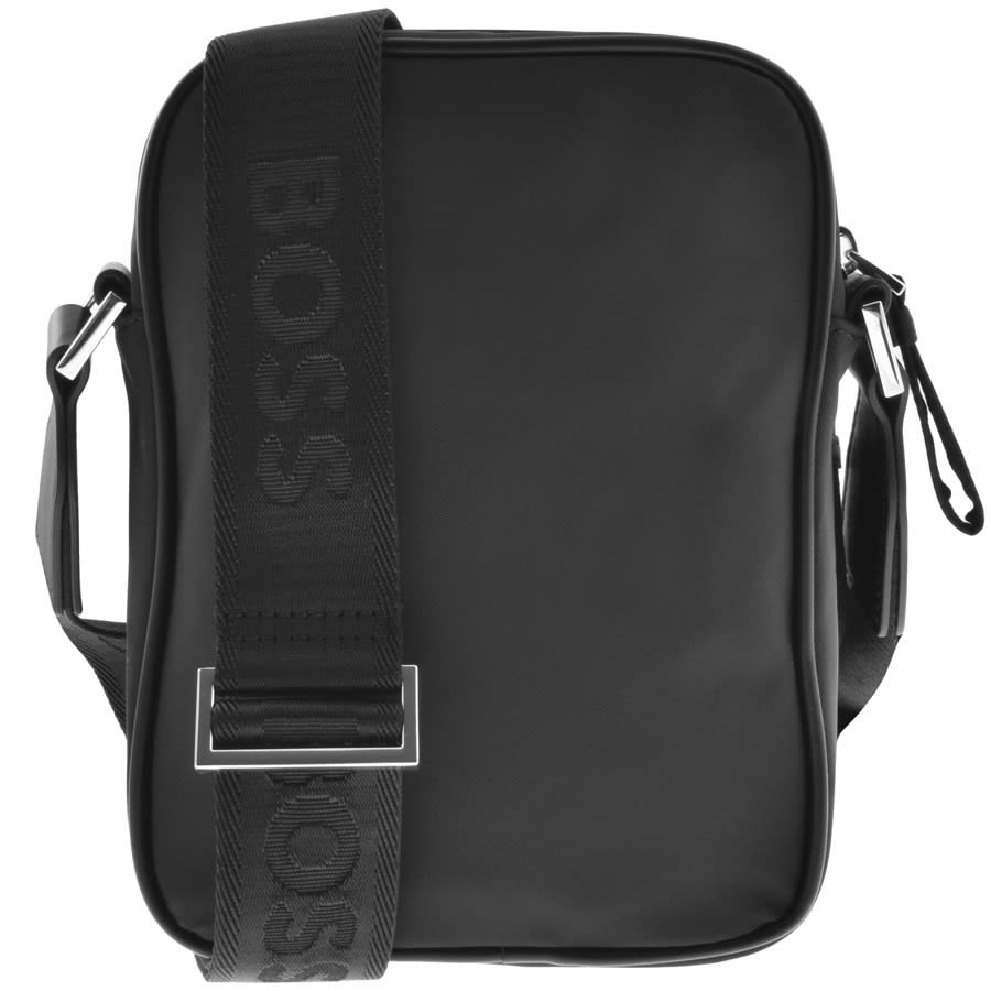 BOSS Lennon Zip Bag Black Mainline Menswear