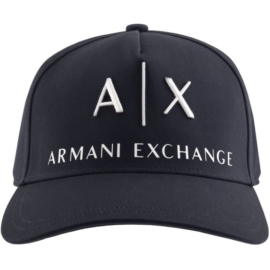Armani Exchange Logo Baseball Cap Navy