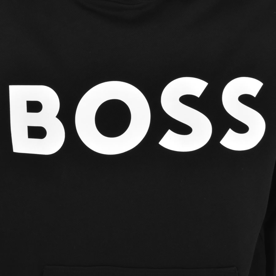 BOSS Basic Logo Hoodie Black | Mainline Menswear