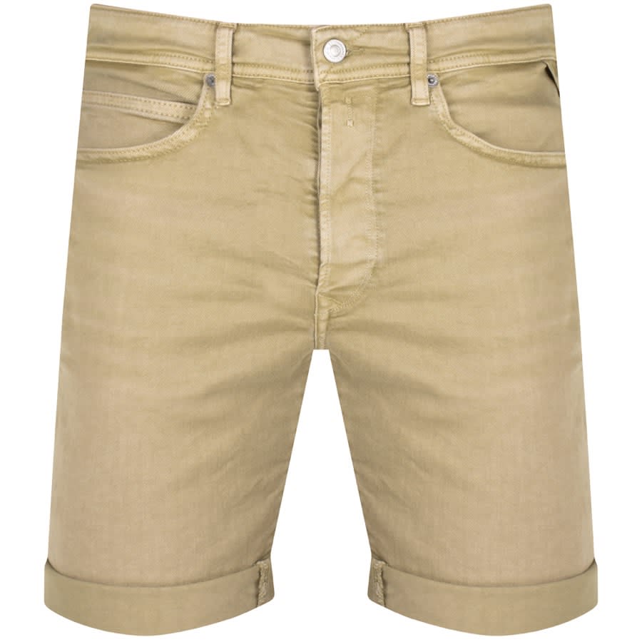 Replay RBJ 901 Shorts Beige | Mainline Menswear United States