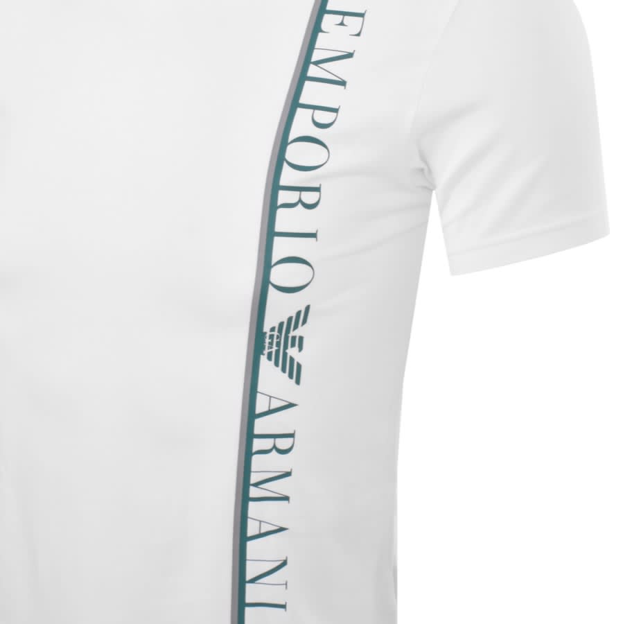 Emporio Armani Lounge Logo T Shirt White Mainline Menswear Ireland