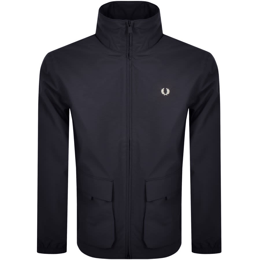 Fred Perry Patch Pocket Jacket Navy | Mainline Menswear