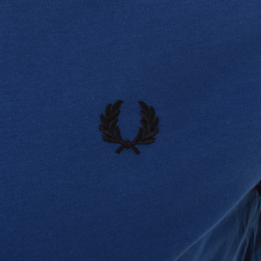 Fred Perry Twin Tipped T Shirt Blue | Mainline Menswear United States