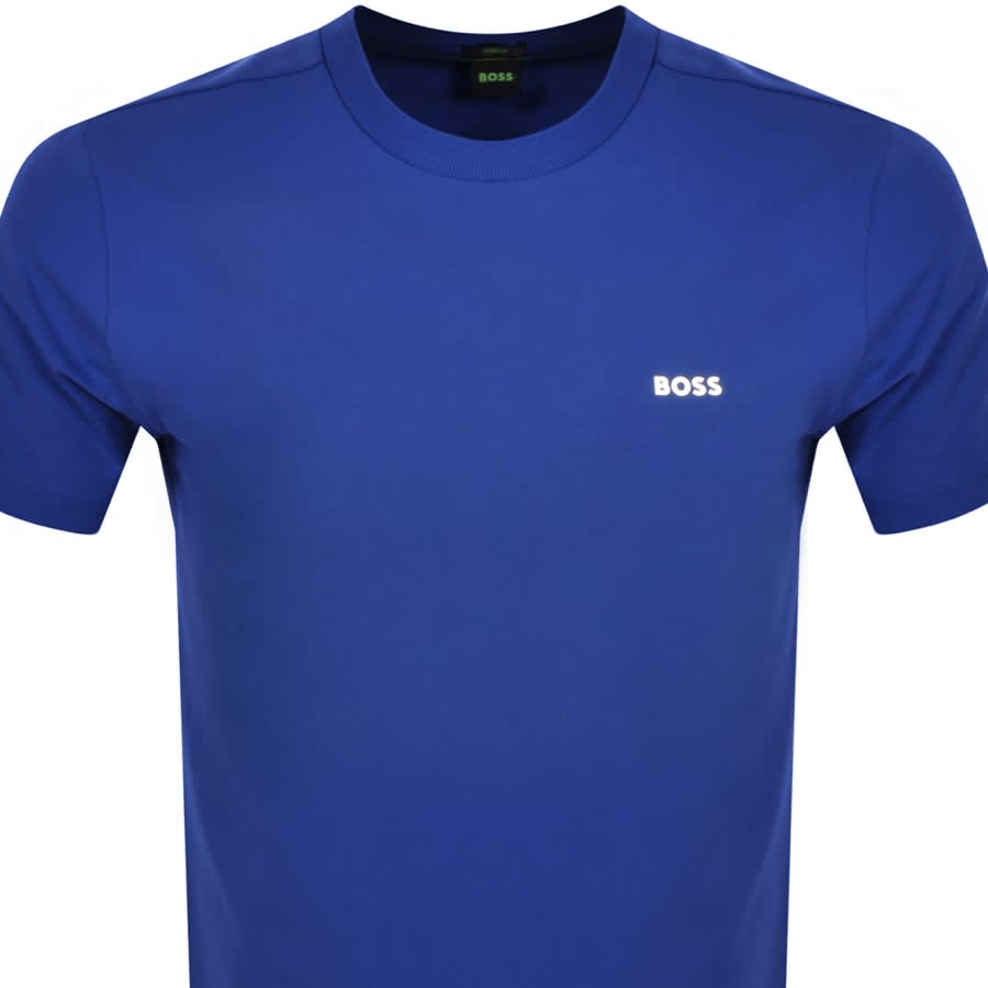 Alternative Image for ProductBOSS Logo T Shirt Blue2