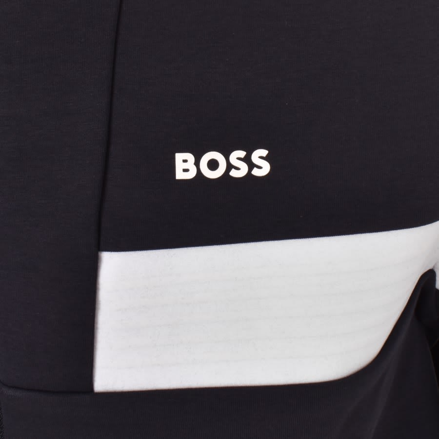 BOSS Skaz 1 Full Zip Sweatshirt Navy | Mainline Menswear