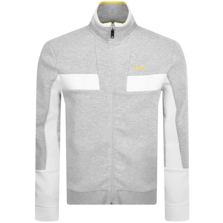 spørgeskema Radioaktiv Tag væk BOSS Skaz 1 Full Zip Sweatshirt Grey | Mainline Menswear