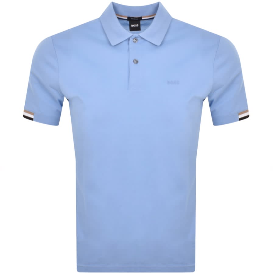 BOSS Polo T Shirt Blue | Mainline Menswear United