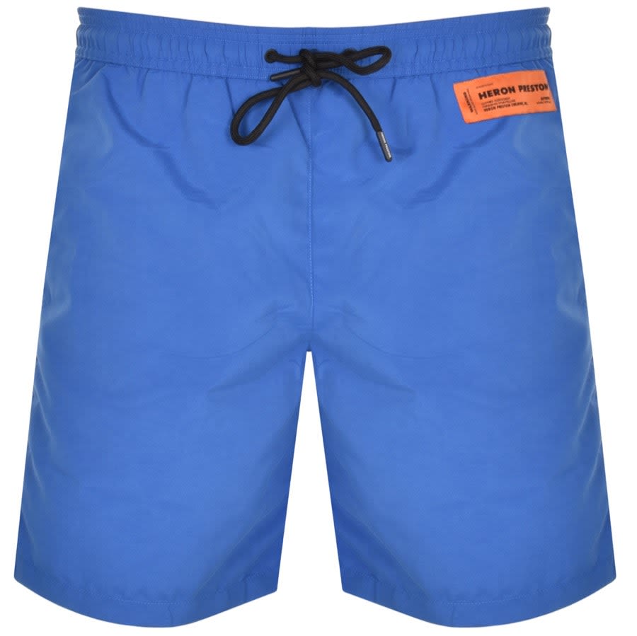 Heron Preston Logo Swimshorts Blue | Mainline Menswear
