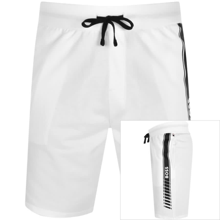 BOSS Authentic Jersey Shorts White