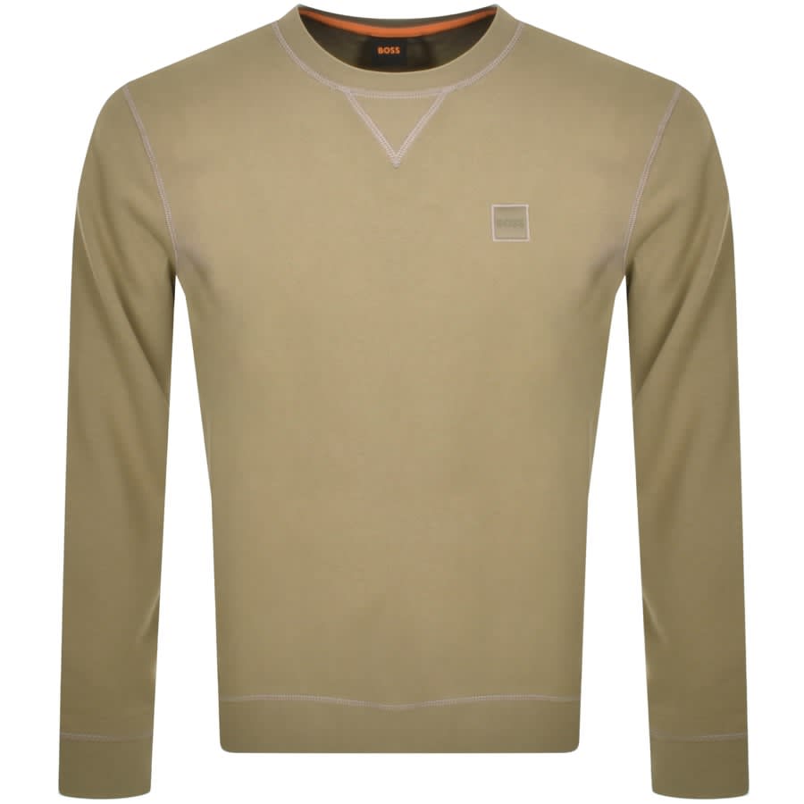 BOSS Westart Sweatshirt Green | Mainline Menswear