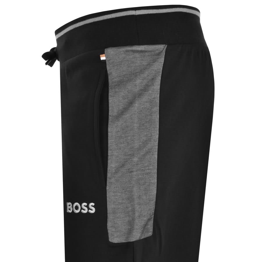 BOSS Bodywear Logo Shorts Black  Mainline Menswear United States