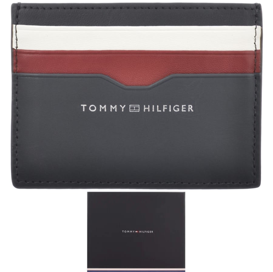 Tommy Hilfiger Central Smooth Card Holder Navy | Mainline Menswear ...