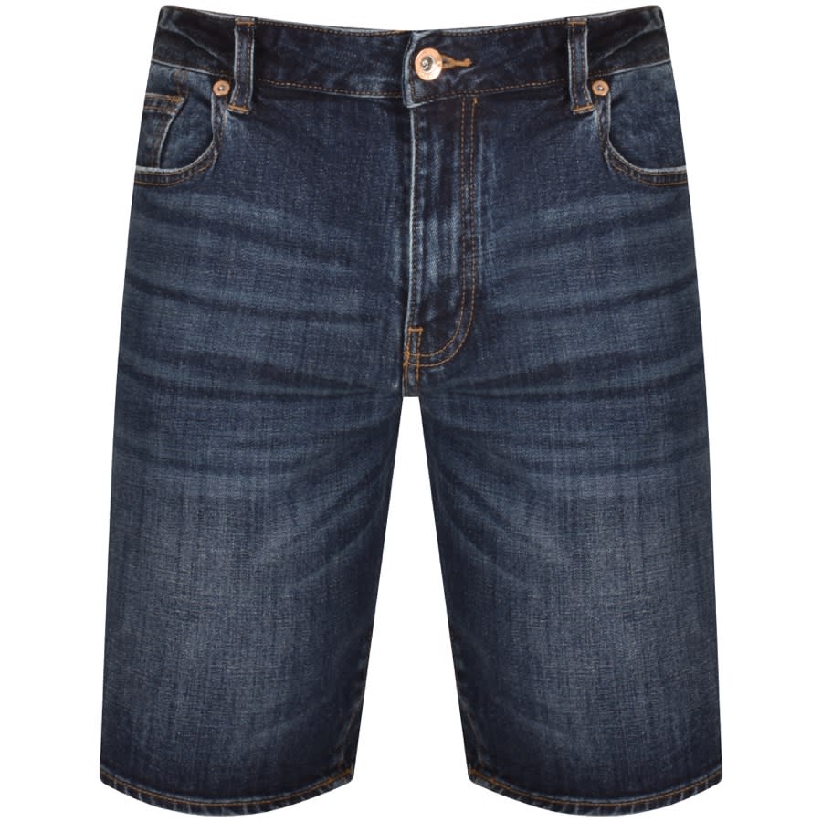 Armani Exchange J65 Slim Denim Shorts Blue | Mainline Menswear