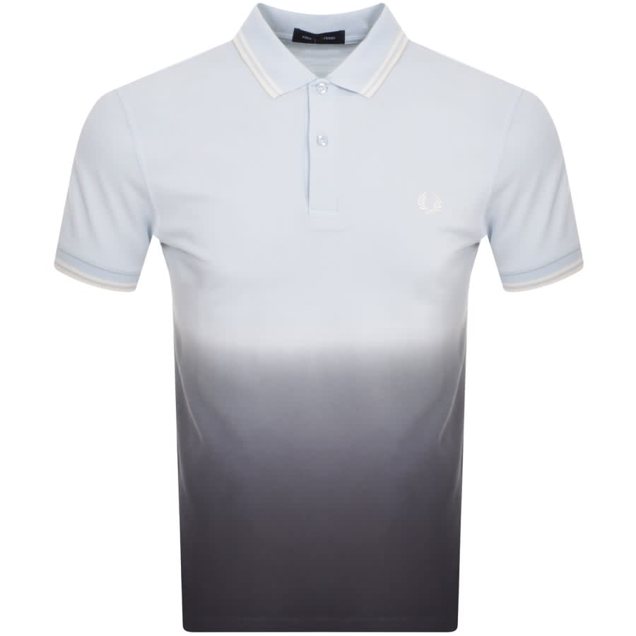 Fred Perry Ombre Polo T Shirt Blue | Mainline Menswear