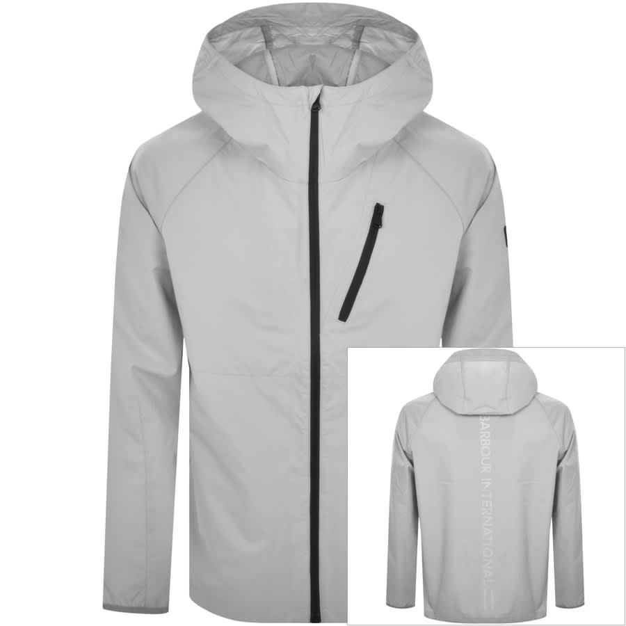 Barbour International Keppel Jacket Grey | Mainline Menswear