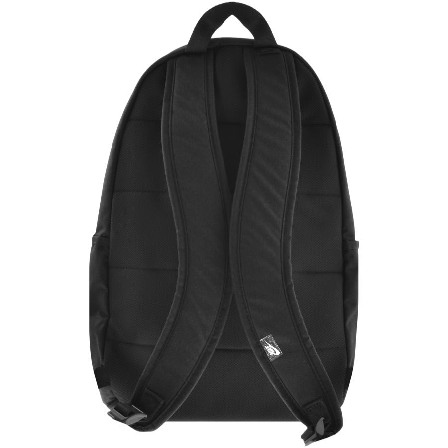 nike elemental backpack in black with neon swoosh