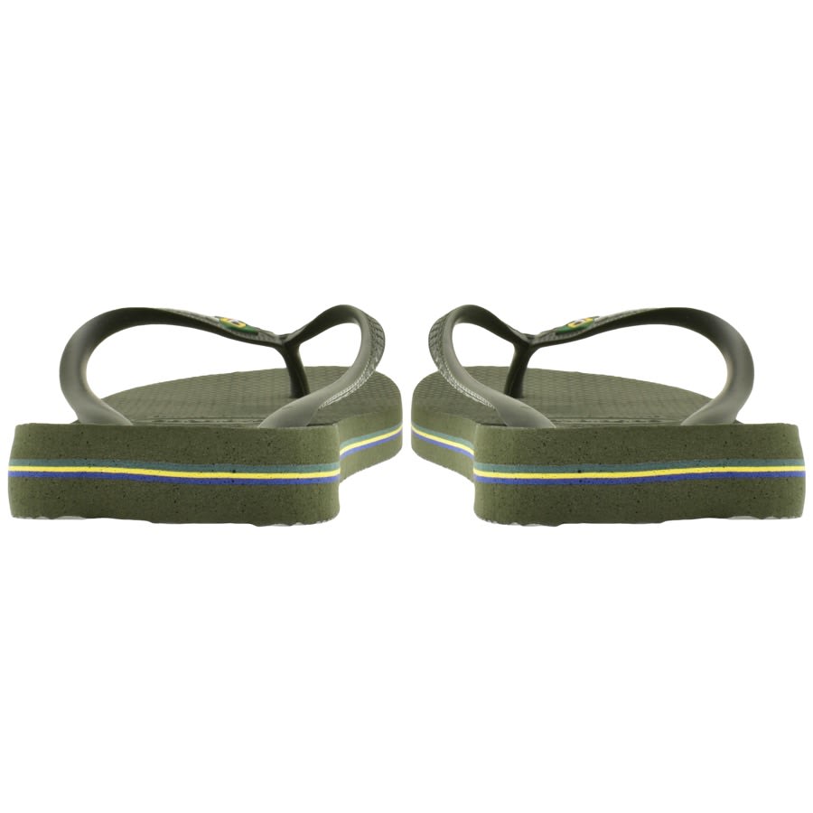 Green havaianas flip flops hot sale