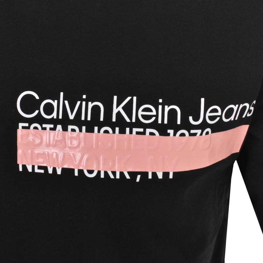 States Menswear Calvin Klein Jeans Address Black United Shirt Mainline Logo | T