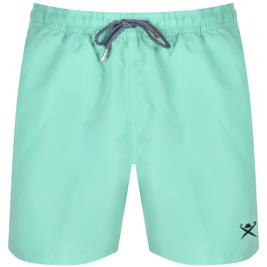 Hackett Branded Swim Shorts Blue | Mainline Menswear