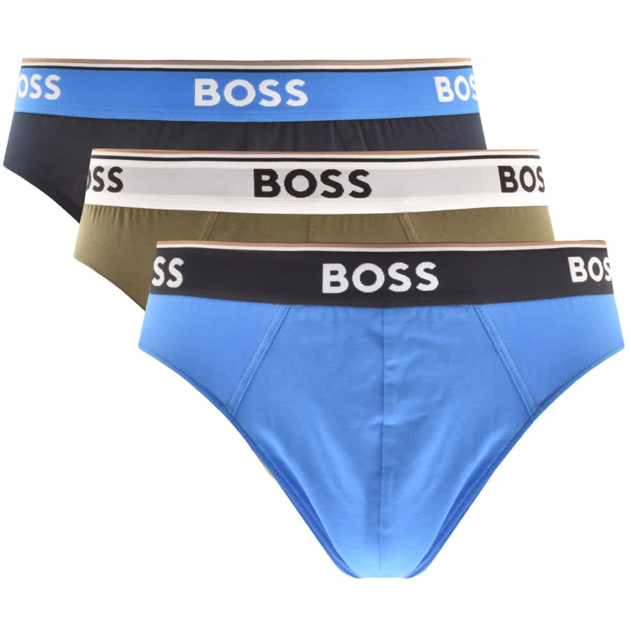 manifestation hente Postbud BOSS Underwear Three Pack Power Briefs Blue | Mainline Menswear United  States