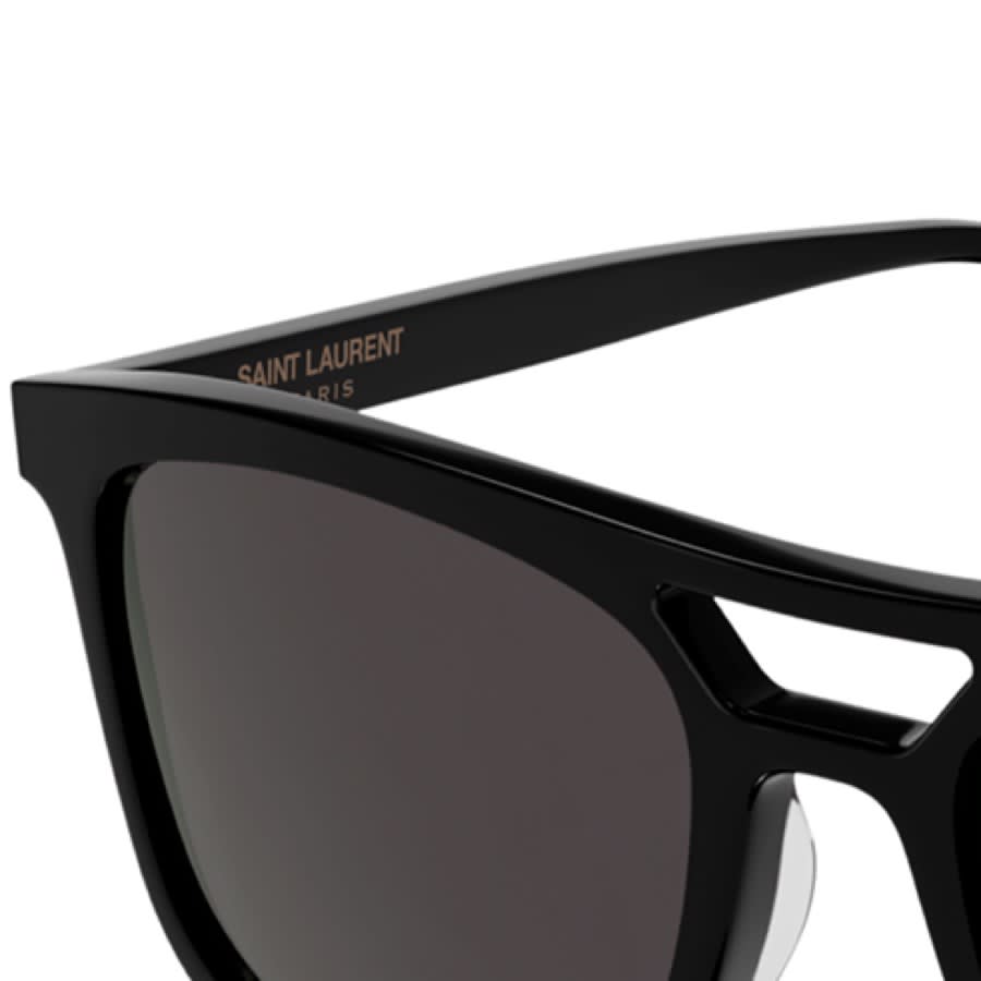 Womens Saint Laurent black Rectangular Sunglasses | Harrods UK
